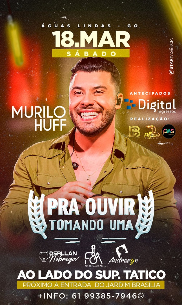 DVD Murilo Huff - Ao Vivão 1, 2 e 3 (2023) 