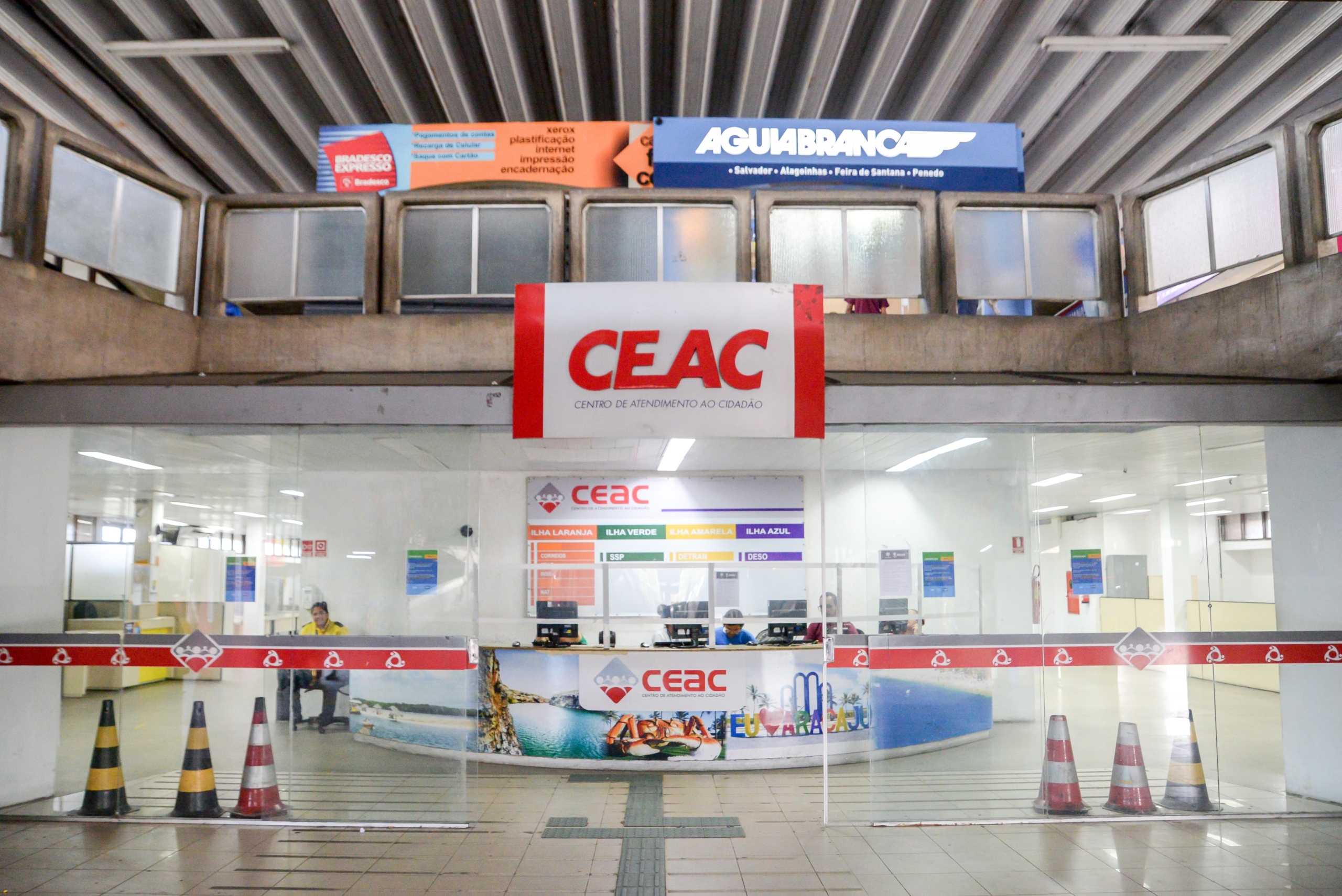 Serviços disponibilizados no Ceac da Rodoviária Nova estão temporariamente suspensos devido a reforma