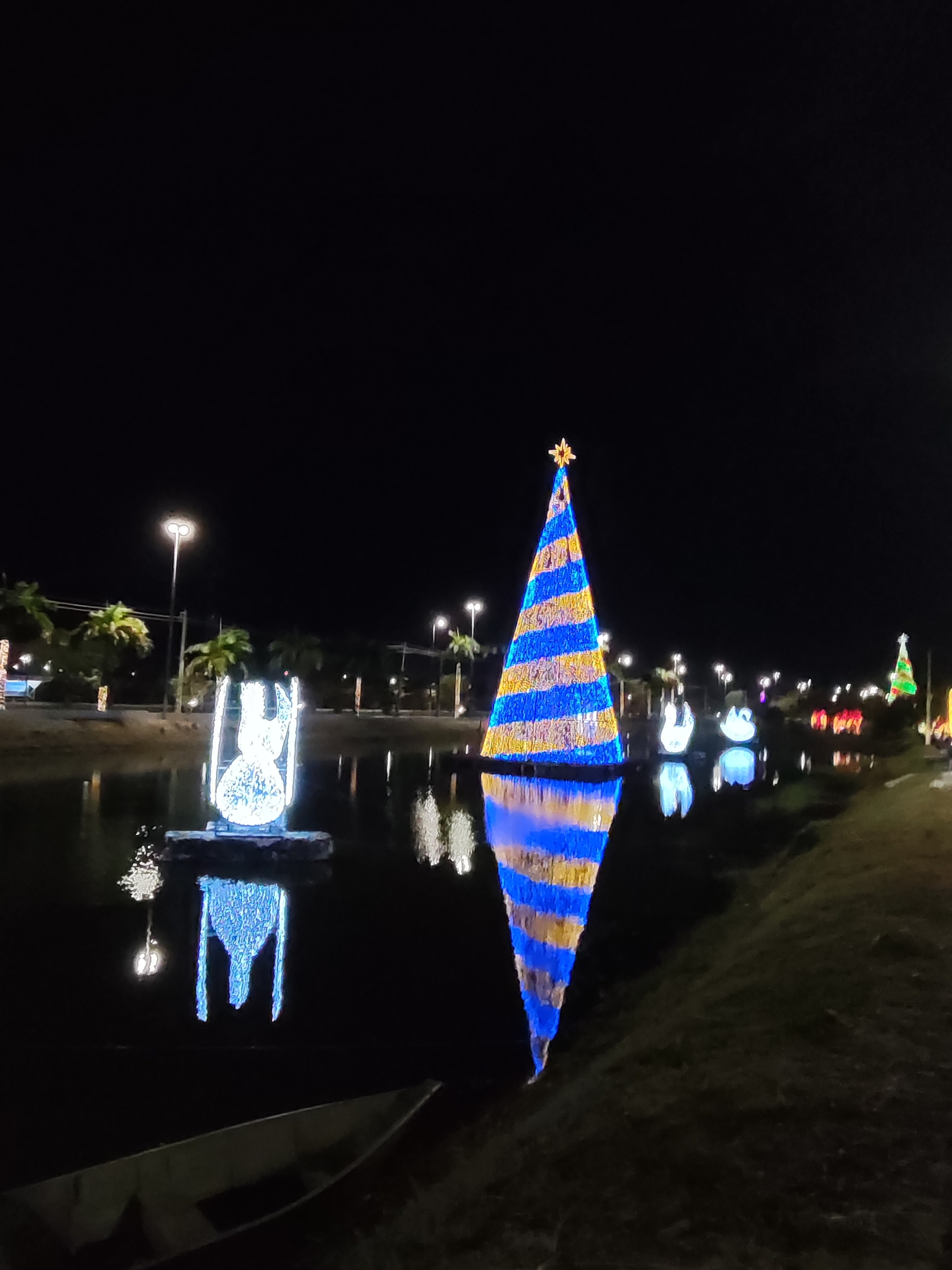 Dez milhões de pontos de luz decoram o Parque da Sementeira e agradam o público